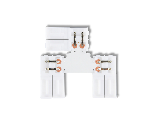 Соединитель T для светодиодной ленты 5050 12/24V (2 конт.) GS6951 (5шт)