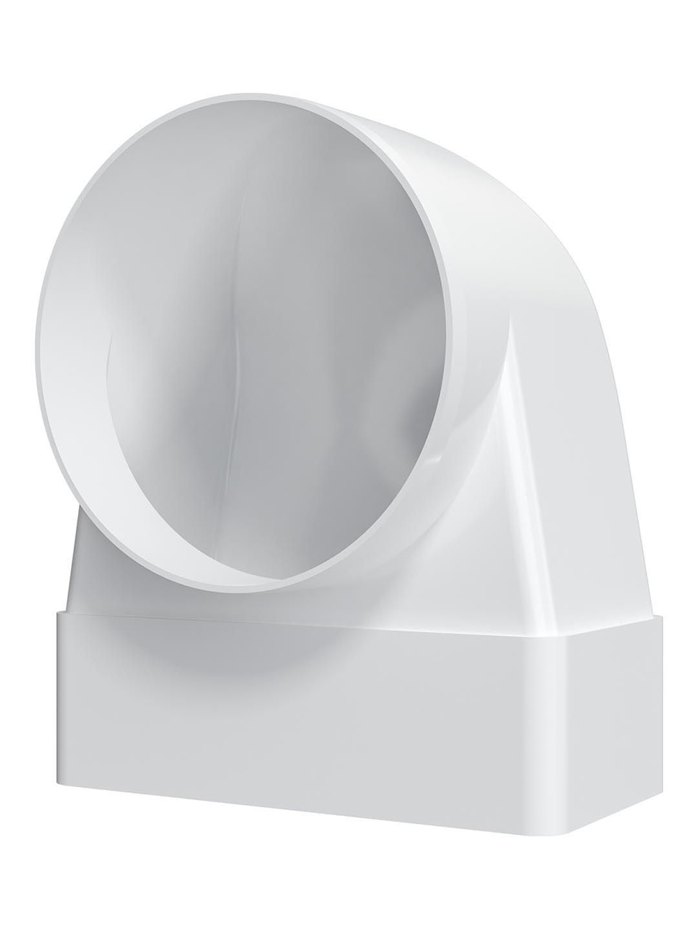 Переходник СККП D100 90° 60х120 пластик ERA