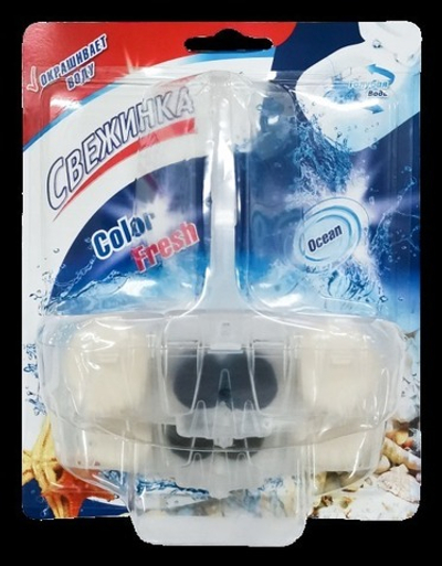 Освежитель для унитаза СВЕЖИНКА 40гр Голубая вода