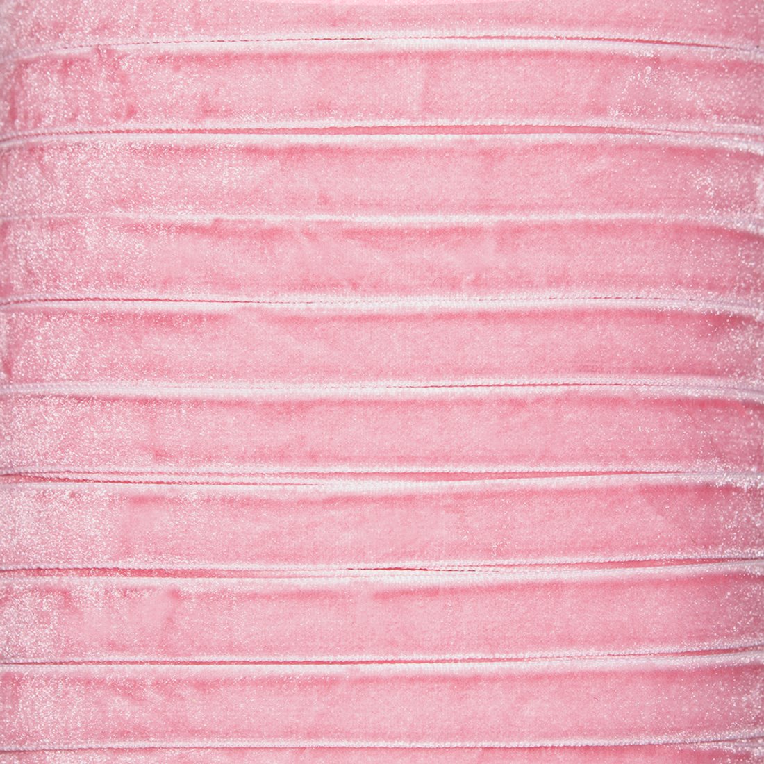 Лента бархатная, 12мм, оттенок "Розовый"