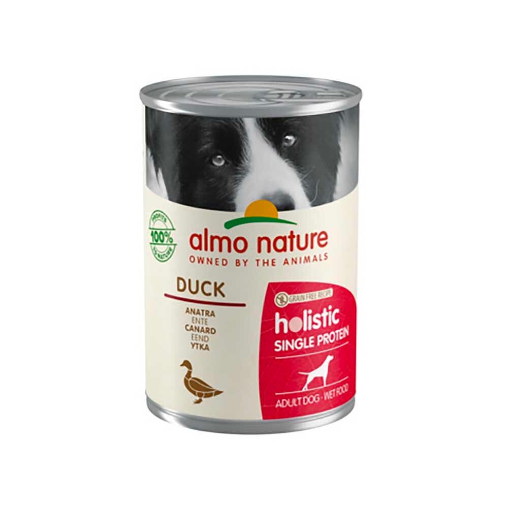 Almo Nature Holistic 400 г (утка) - консервы монобелковые для собак с чувствительным пищеварением