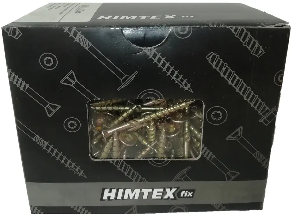 Саморез конструкционный по дереву 4*60 HIMTEX потайной
