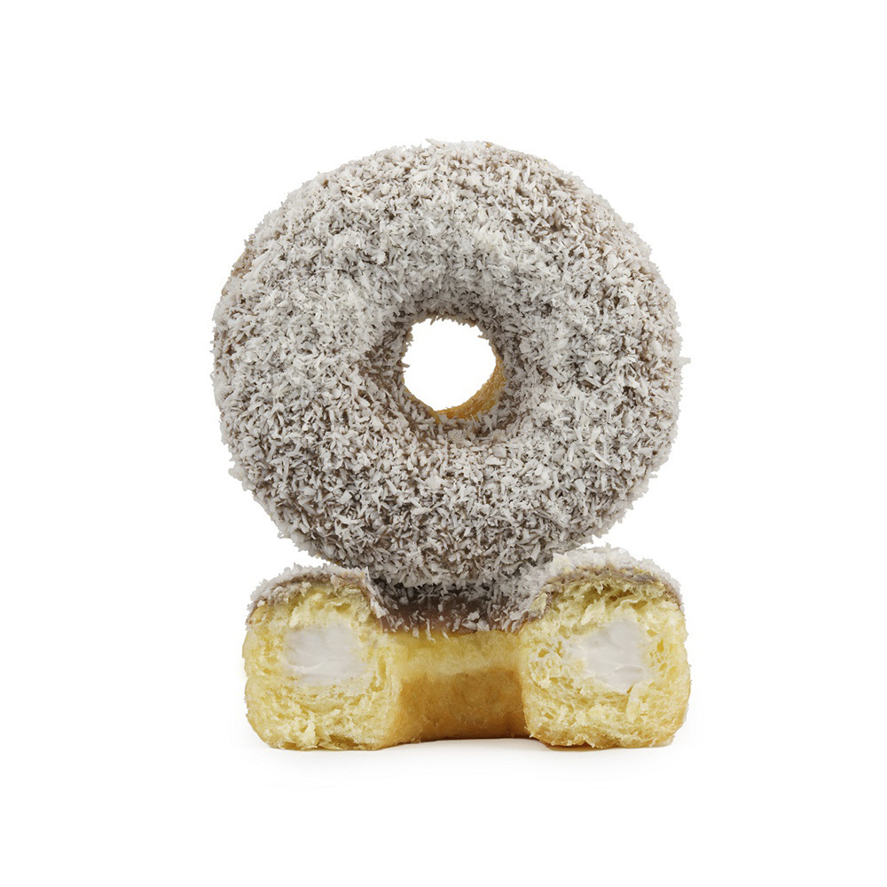 Донат Don Donut с Начинкой Пломбир Кокосовый 65г