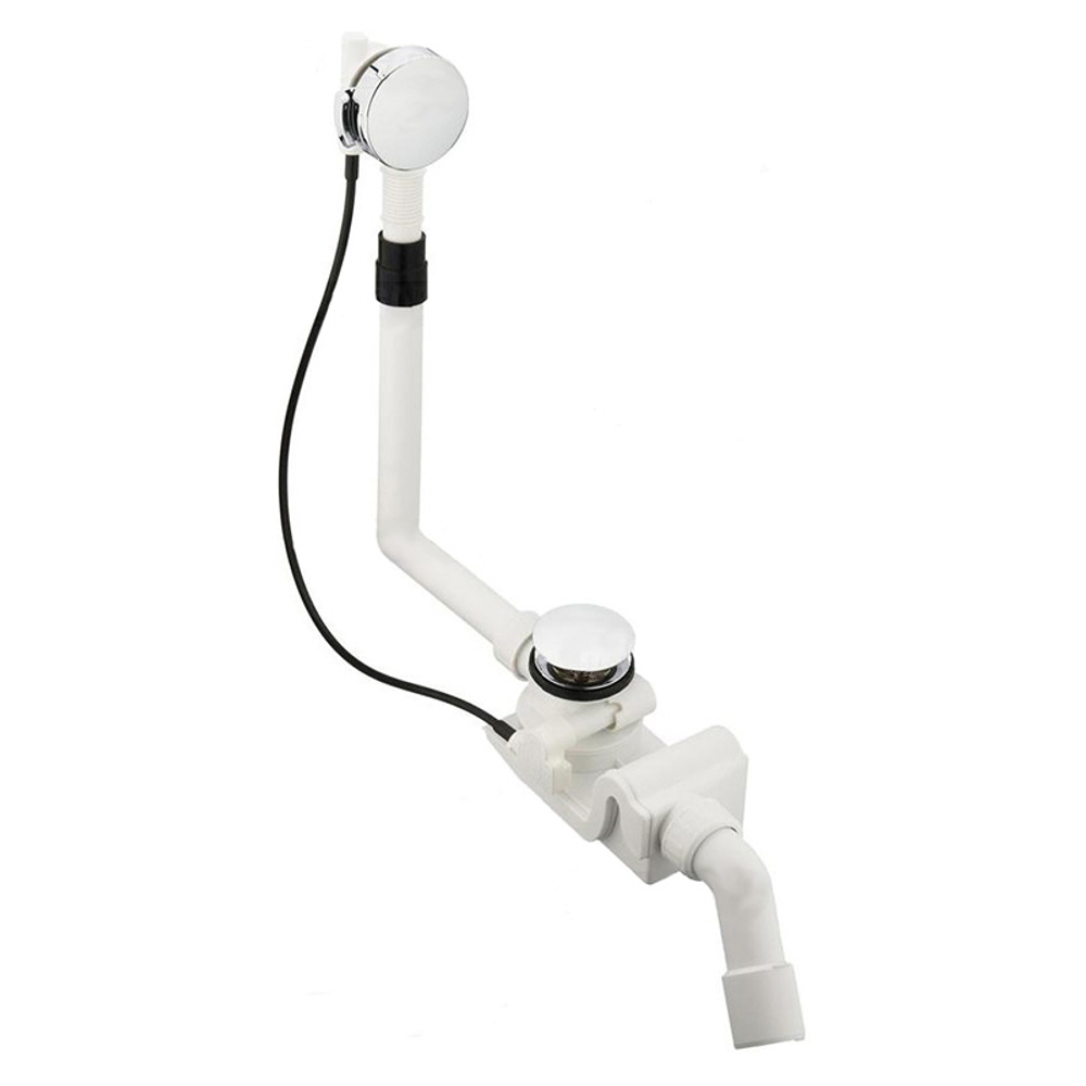 Cлив-перелив Kaldewei 4040 для ванны, хром, alpine white