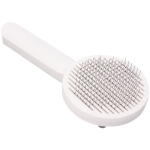 Расческа - пуходерка с кнопкой самоочистки «ПРЕМИУМ - МОЙ БРО», цвет серый, 7.5*19см (коробка)