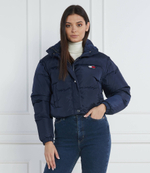 пуховая куртка 2в1 badge crop vest down puffer Tommy Jeans - темно-синий(DW0DW14301)
