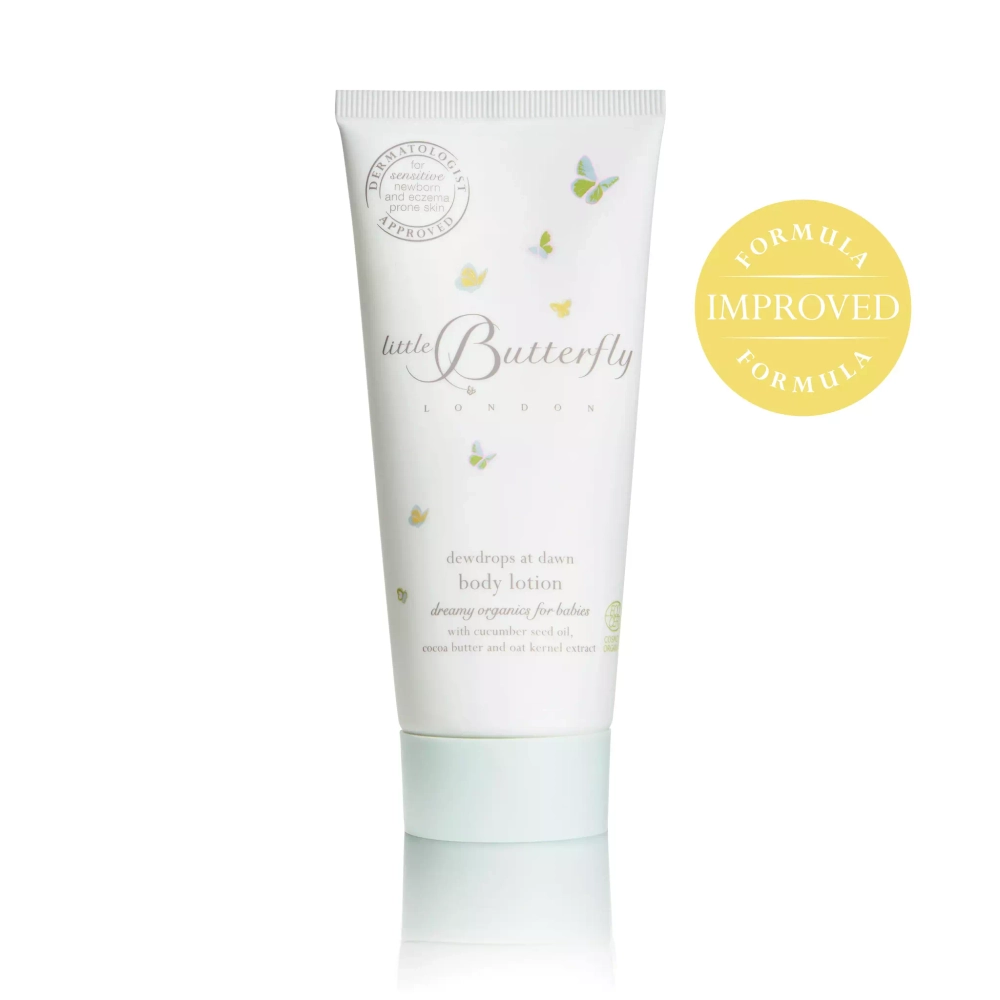 Органический детский лосьон для тела Little Butterfly Dewdrops at Dawn Body Lotion "Капли утренней росы" 100 мл