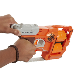 Nerf: Бластер Зомби Страйк Переворот Нерф A9603 — Zombie Strike FlipFury Blaster — Хасбро