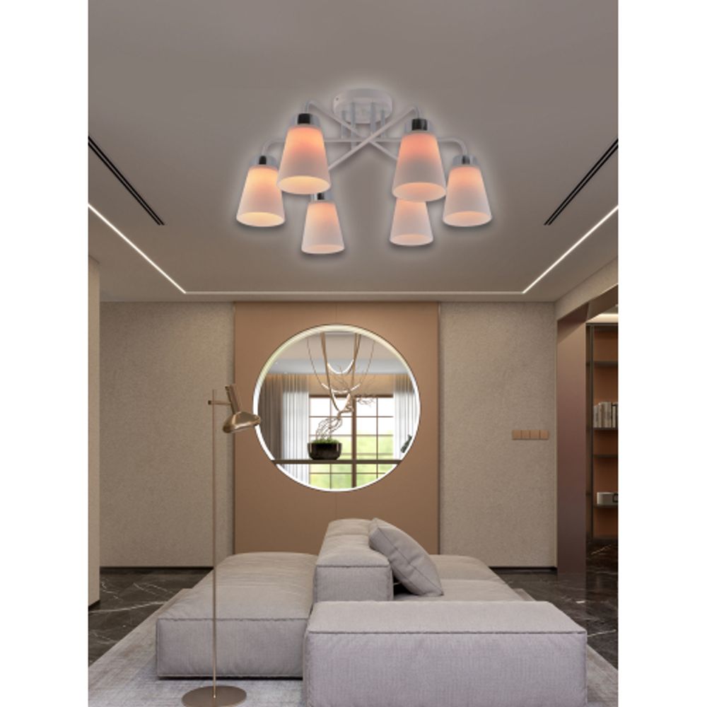 Люстра Rivoli Miley 9192-306 6хЕ27 60 Вт модерн | Лайт