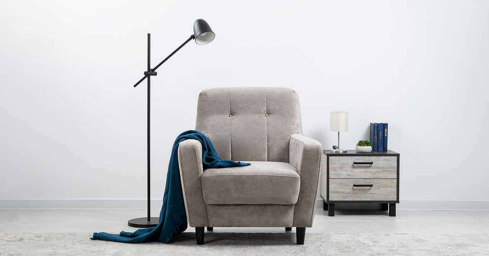 Арно Кресло для отдыха Арт. ТК 563 Лаки 02 Серый жемчуг