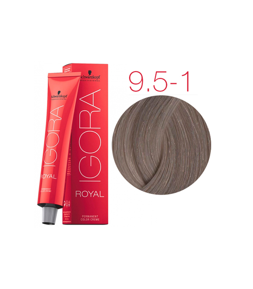 IGORA ROYAL  Перманентный крем-краситель для волос 60 мл  9,5-1