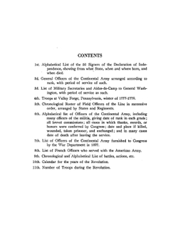 Historical register of officers of the Continental Army during the war of the revolution, April 1775, to December, 1783 | H.B. Francis