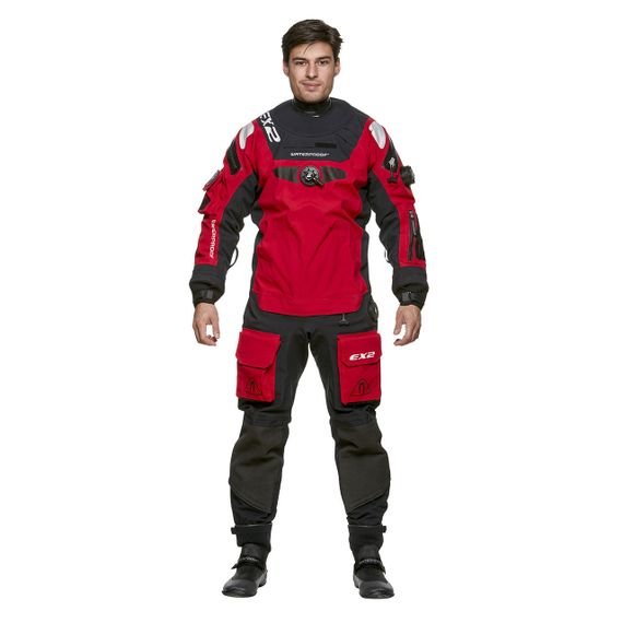 Сухой гидрокостюм WaterProof EX2 красный
