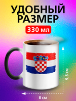 Кружка хамелеон с флагом "Чехия"