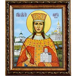 Мария Ясыня, Великая княгиня Владимирская. Икона на холсте.