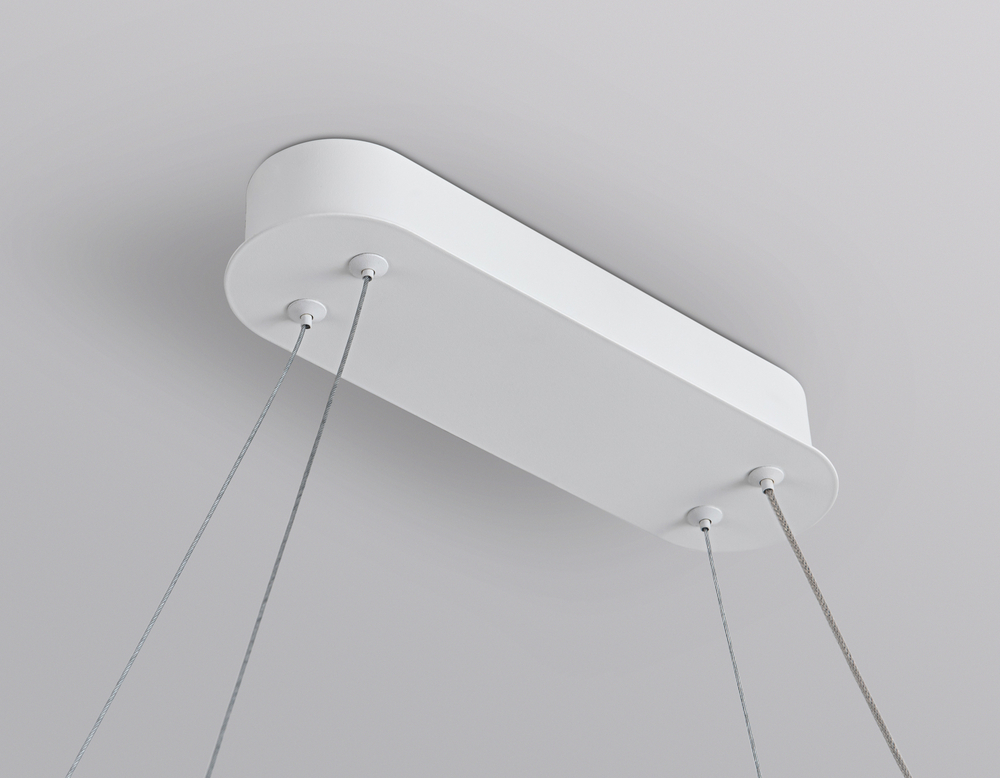 Светильник подвесной светодиодный FL5588/1+4 WH белый 30W 3000K/4200K/6400K 1000*200*1300 (без ПДУ)