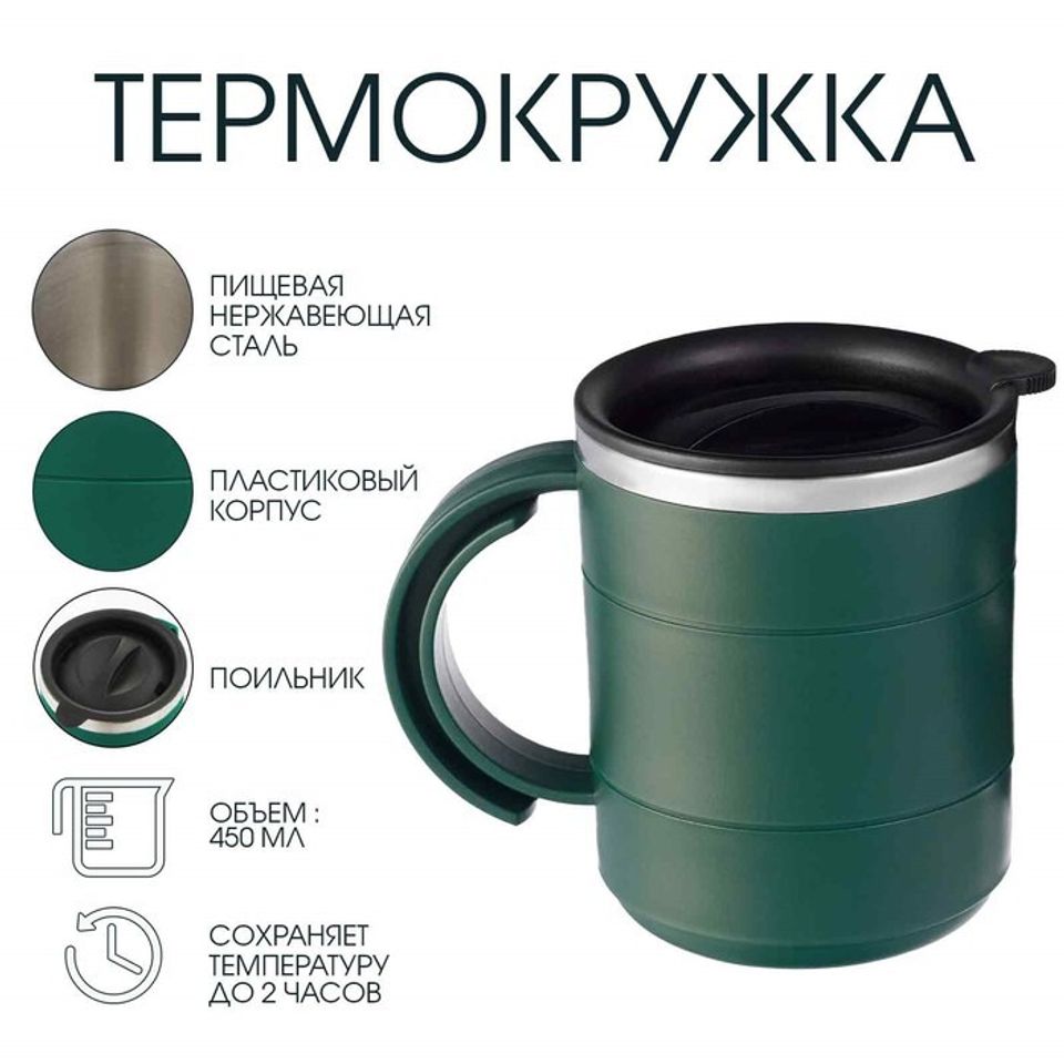 Термокружка Мастер К 450 мл 9605205