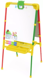 Мольберт желто-красный двусторонний МСФ