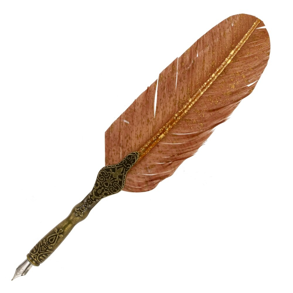 Набор подарочный Пушкин: ручка перьевая, 5 наконечников, чернильница