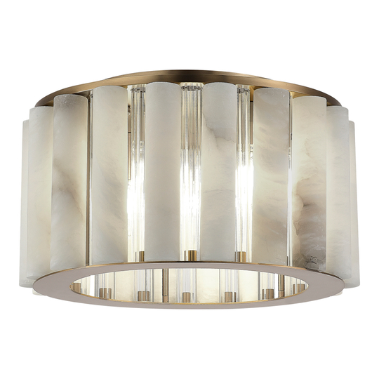 SL1516.302.06 Светильник потолочный ST-Luce Бронза, Прозрачный/Белый алебастр E14 6*40W