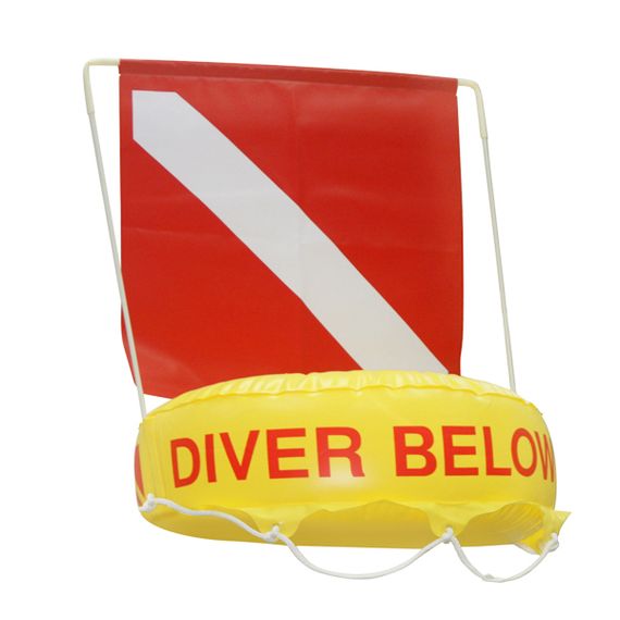 Буй большой Akvilon с флагом Diver