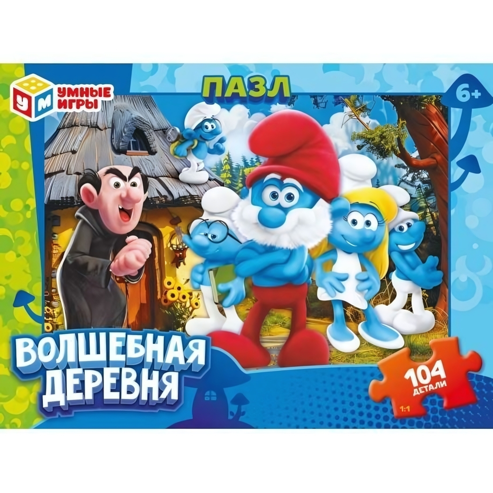 Пазл 104эл. "Волшебная деревня" коробка 4630395009942 (Умные игры)