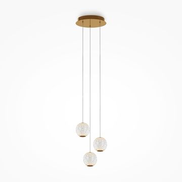 Подвесной светодиодный светильник 18W 3000K MOD293PL-L18BS3K латунь Sapphire Modern Maytoni