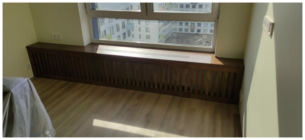 Подоконник МДФ в шпоне Дуба