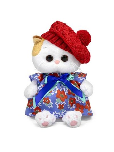 Мягкая игрушка Ли-Ли Baby в платье и ажурном берете 20 см