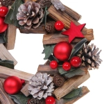 Венок новогодний «Сказочное веселье» d=20 см