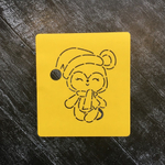 Мышка №43 в шапочке и шарфе