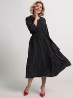 Платье Доминанта НЬЮ (черное/горох) П15242-16М LT Collection