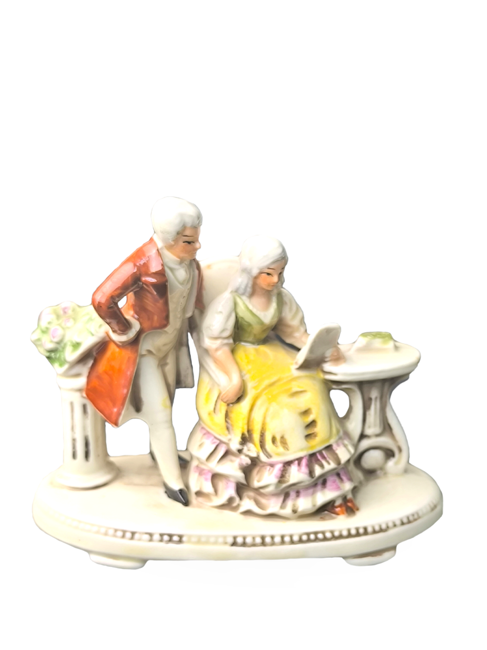 Статуэтка "Дама с кавалером читают письмо" Gräfenthal