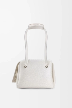 Loewe Маленькая сумка Madrid из мягкой зернистой телячьей кожи, белый