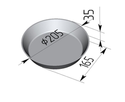 Форма для выпечки хлеба Л-17В (205х35 мм)