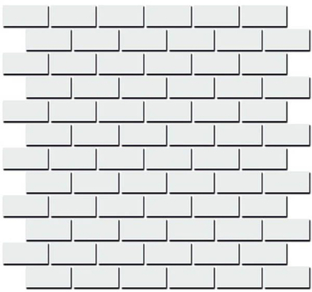 Декор Турнон 191/001 белый матовый мозаичный