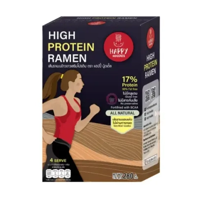 Лапша Рамен протеиновая, без глютена "Happy Noodles", 280 г