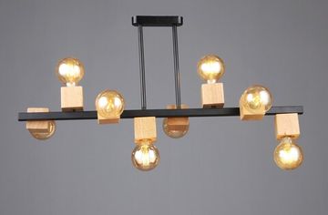 6428/8 BK+WOOD (1) Люстра (RL)