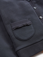 Кардиган школьный с карманами для девочки Next 995-231, Темно-синий