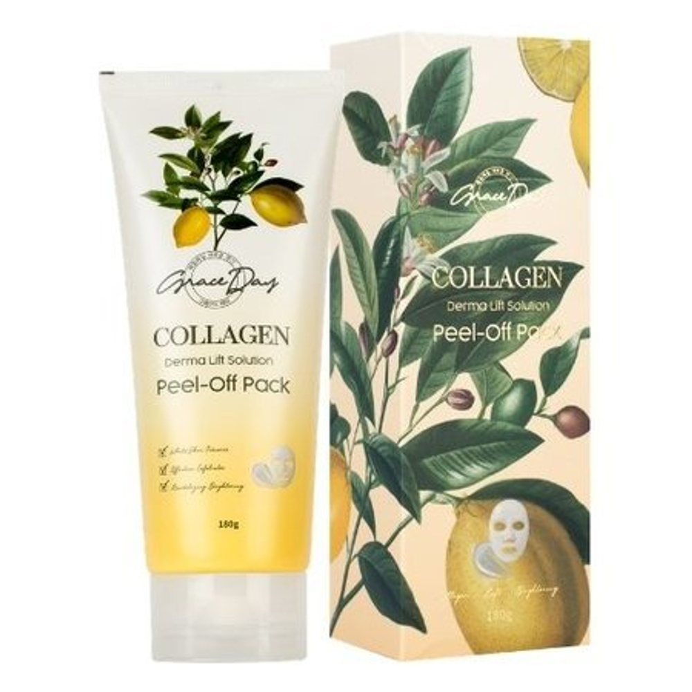Укрепляющая маска-пленка с коллагеном Grace Day Collagen Derma Lift Solution Peel-Off Pack 180г
