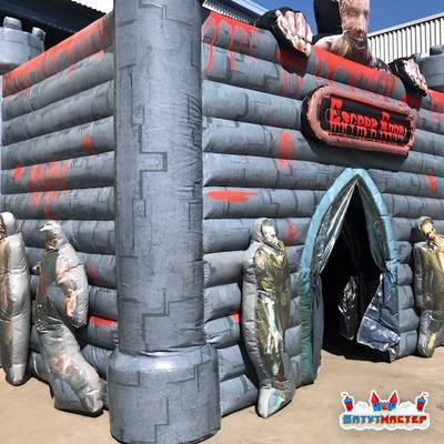 Надувная конструкция страха «Башня ужаса», 10×8×4 м