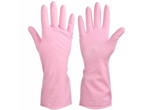 Перчатки резиновые прочные VETTA с запахом лаванды L 447-036