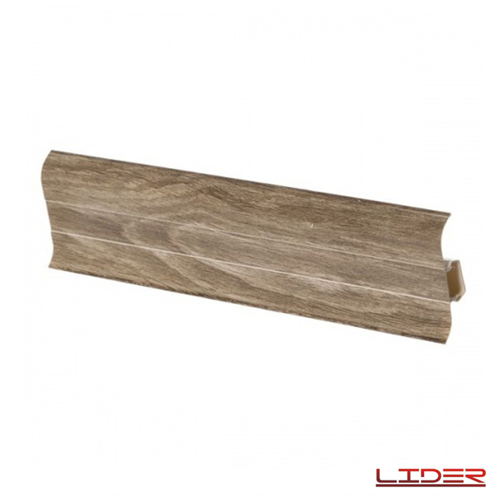 ПЛИНТУС "LIDER-62" 332 Дуб пепельный 62*20мм 2,5м с к/к.