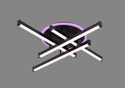 L060/4 BK+RGB (1) Люстра MN