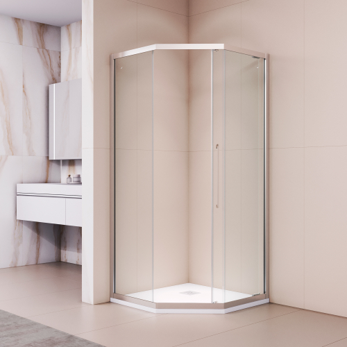 Душевой уголок RGW PA-86 NEW (Прозрачное, 1000x1000)