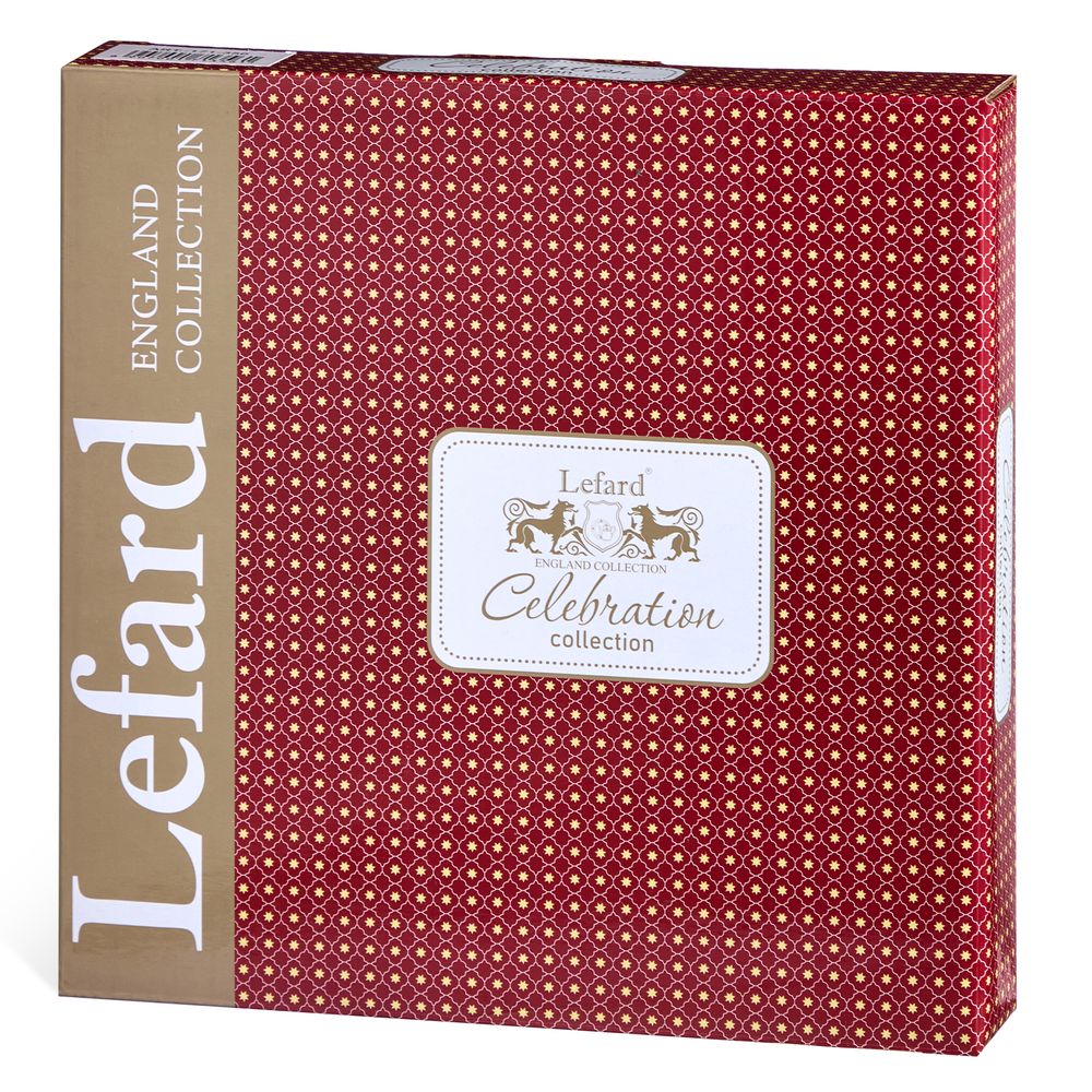 НАБОР ФИГУРНЫХ ТАРЕЛОК ЗАКУСОЧНЫХ LEFARD "CELEBRATION" 2 ШТ. 20,5*2 СМ (КОР=16НАБ.)