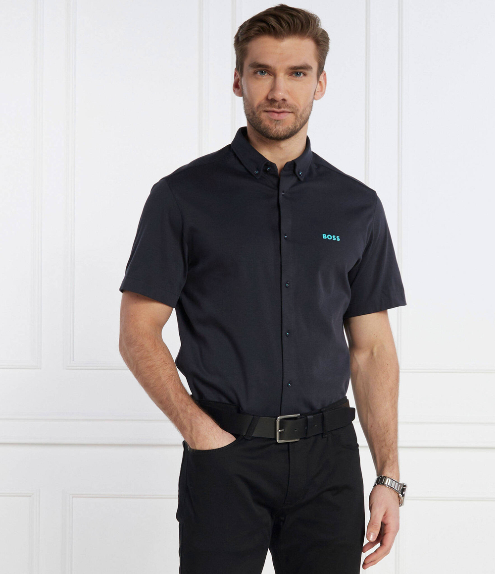Рубашка B_Motion_S BOSS GREEN - темно-синий(50509743)