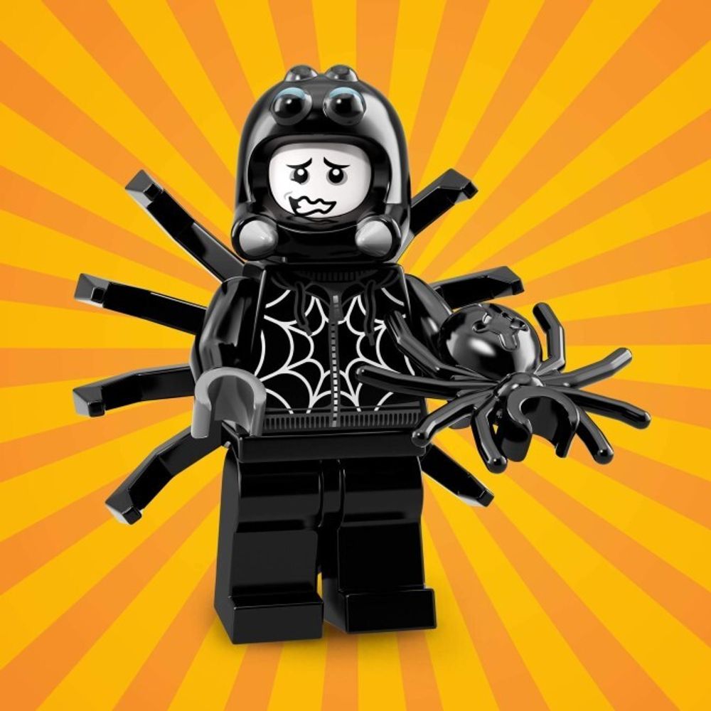 Минифигурка LEGO     71021 - 9  Мальчик в костюме паука
