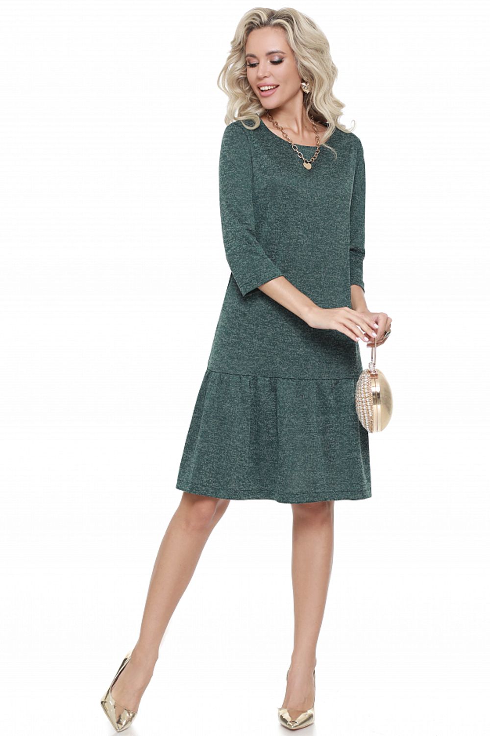 Платье Чувство гармонии, грин DStrend (Акция)