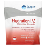Trace, TM Sport, Hydration IV, электролитные напитки в пакетиках, клубника и кокос, 16 пакетиков по 16 г (0,56 унции)